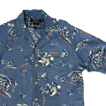 Polo Sport Ralph Lauren Blue Aloha Shirt M