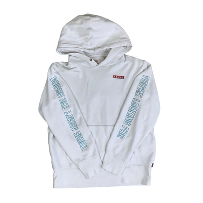 Vintage 'Levi's' White Star Wars 'These Aren't The Droids' Graphic Hoodie S M