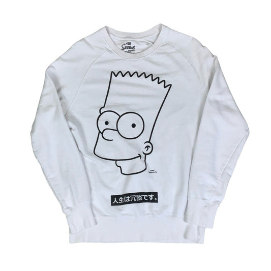 Vintage 90s 'The Simpsons' Bart Simpson Cartoon Graphic Sweatshirt S M