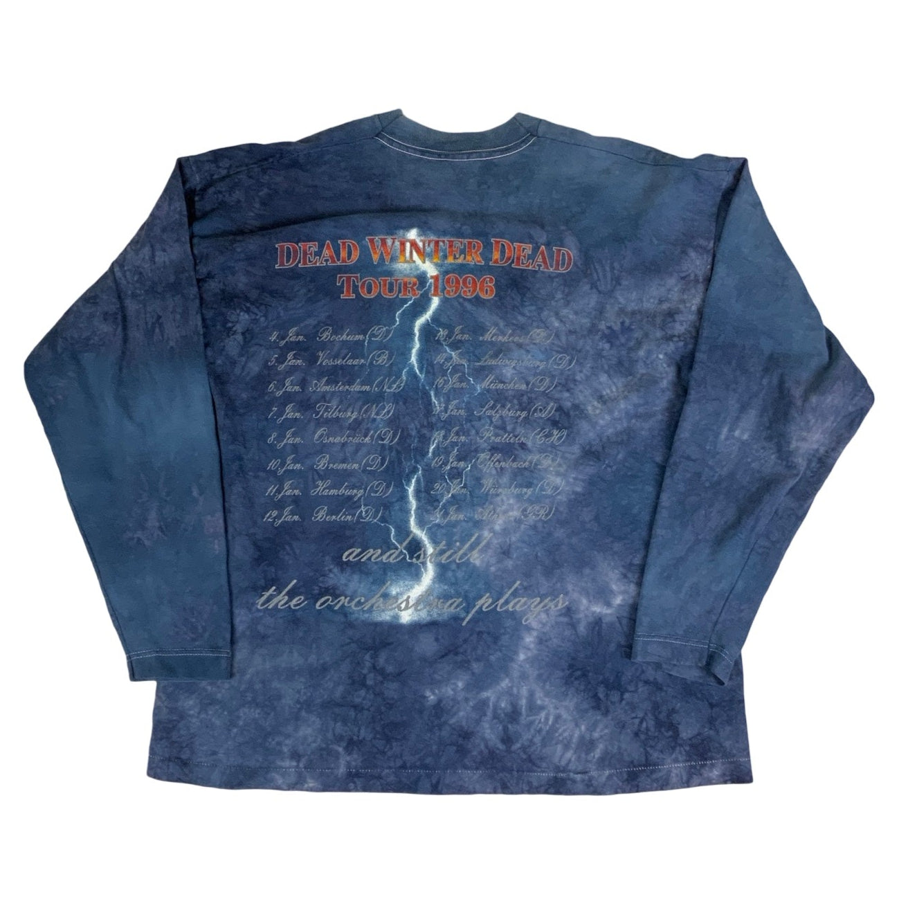 Vintage Savatage 1996 RARE Graphic Long Sleeve T-Shirt L XL
