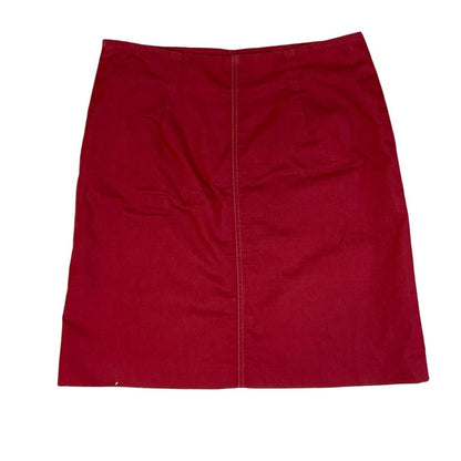 Vintage 90s L. Pucci Red Mini Skirt S 12