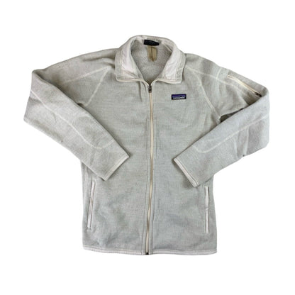 Patagonia Off-White Long Sleeved Fleece M L