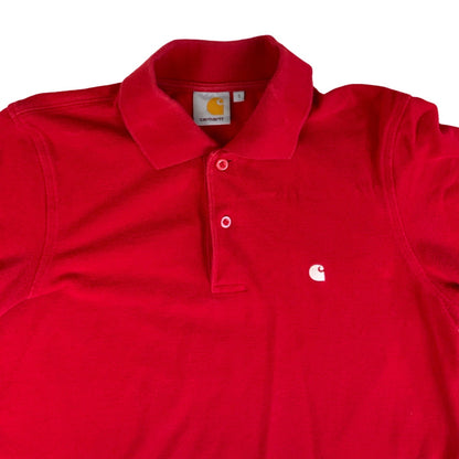 Red Carhartt WIP Polo Shirt XS S