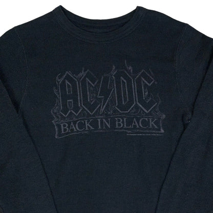 Vintage 90s y2k 'Live Nation Merchandise' AC/DC Back in Black Graphic T-Shirt XS