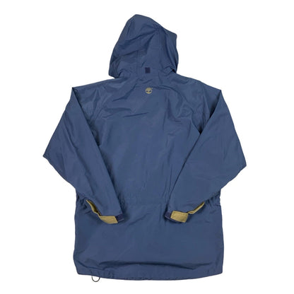 Blue Columbia Outdoor Hooded Rain Jacket M L