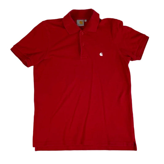 Red Carhartt WIP Polo Shirt XS S