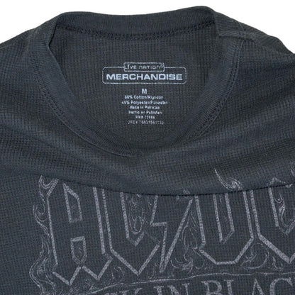 Vintage 90s y2k 'Live Nation Merchandise' AC/DC Back in Black Graphic T-Shirt XS