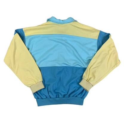 Vintage Adidas Pastel Blue & Yellow Track Jacket M L