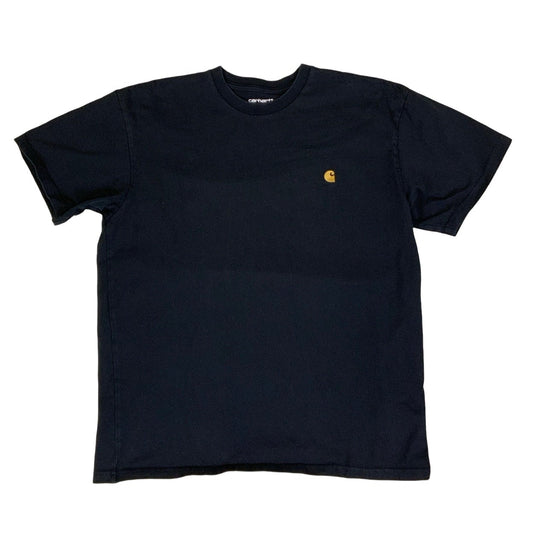 Carhartt WIP (Work In Progress) Black Small Logo T-Shirt L