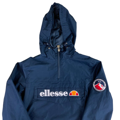 Preloved Navy Ellesse Pull-Over Jacket M L