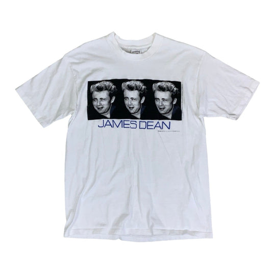 Vintage 90s 'Painted Lady' White Single Stitch James Dean Graphic T-Shirt S