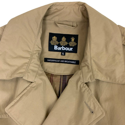 00s Classic Barbour Waterproof Breathable Trench Coat XL