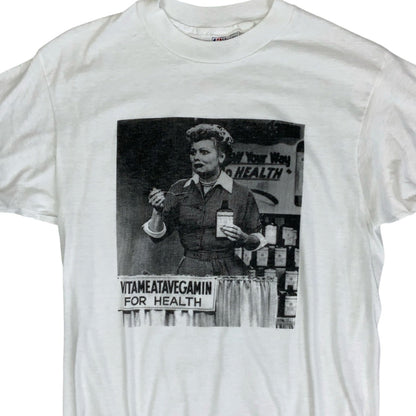 Vintage 90s 'I Love Lucy' Lucy Does a TV Commercial 'Vitameatavegamin' Graphic T-Shirt S