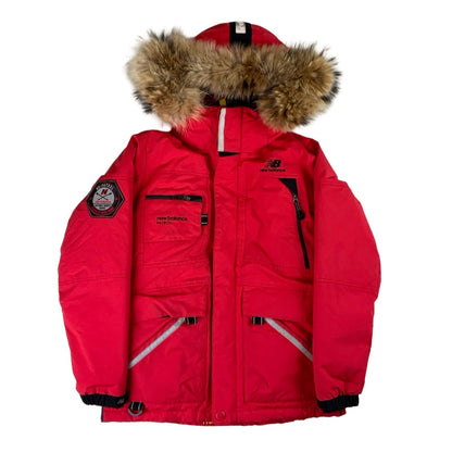 New Balance Faux Fur Hooded Jacket S M