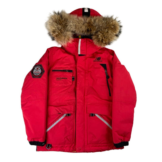New Balance Faux Fur Hooded Jacket S M