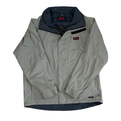 Vintage Grey Beige Fjällräven Hydratic Windbreaker Coat Extra Large