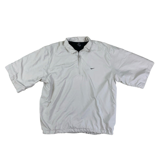 Nike Golf Cream Short Sleeved Jacket L XL