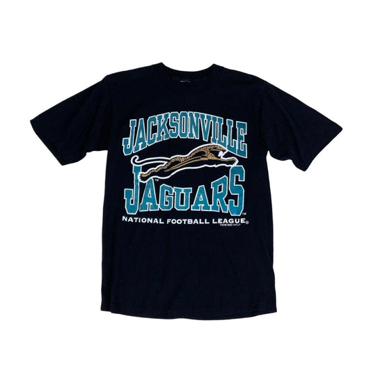 VTG 1993 Banned Logo 'Jacksonville Jaguars' Official NFL Team Apparel Graphic T-Shirt S