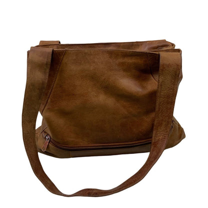 Vintage Brown Leather Shoulder Bag