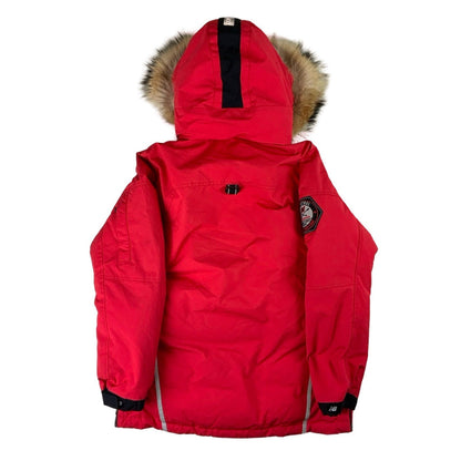 New Balance Faux Fur Hooded Jacket S M