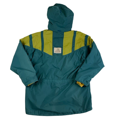 Vintage Green Adidas Equipment Long Outdoor Jacket L XL