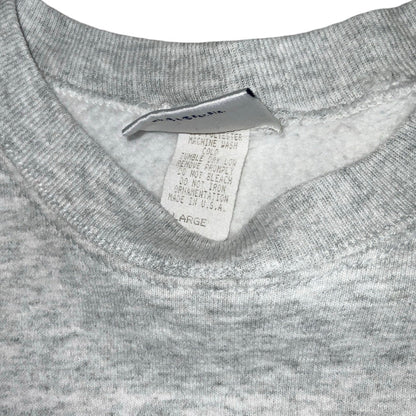 Vintage 90s 'Paramount Pictures' Grey Forest Gump Bench 'Miracles Happen Everyday' Graphic Sweatshirt S M
