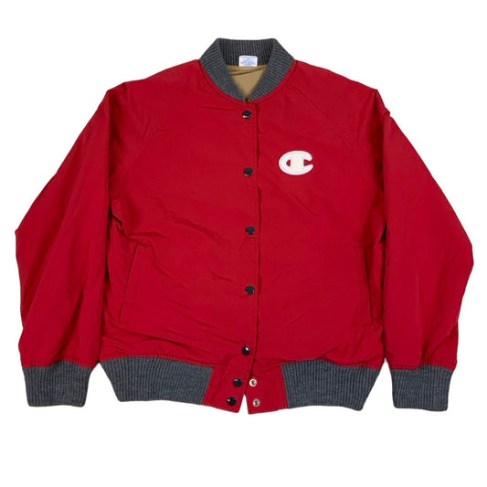 Vintage 90s Champion Women's Red Track Jacket M L