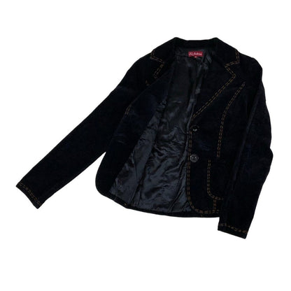Vintage Y2K JQ Fusion Black Blazer XS 8