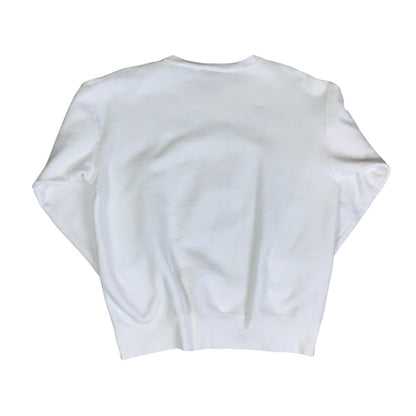 Vintage 90s 'Mann's Tavern' Suffolk, England 'Delta' White Crest Graphic Sweatshirt