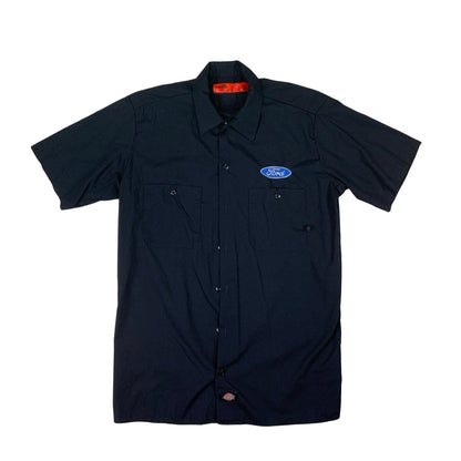 Vintage Dickies Ford Black Work Wear Shirt S M