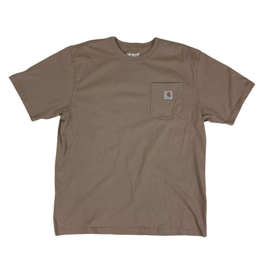 Carhartt Brown Single Pocket T-Shirt S M