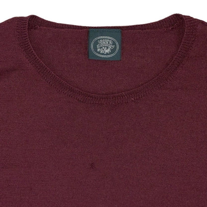 Vintage 90s Laura Ashley Burgundy Red Jumper S 10 12
