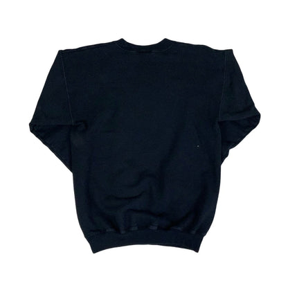 Vintage 90s 'Thrasher Magazine' Black Red Spell-Out Graphic Sweatshirt S M