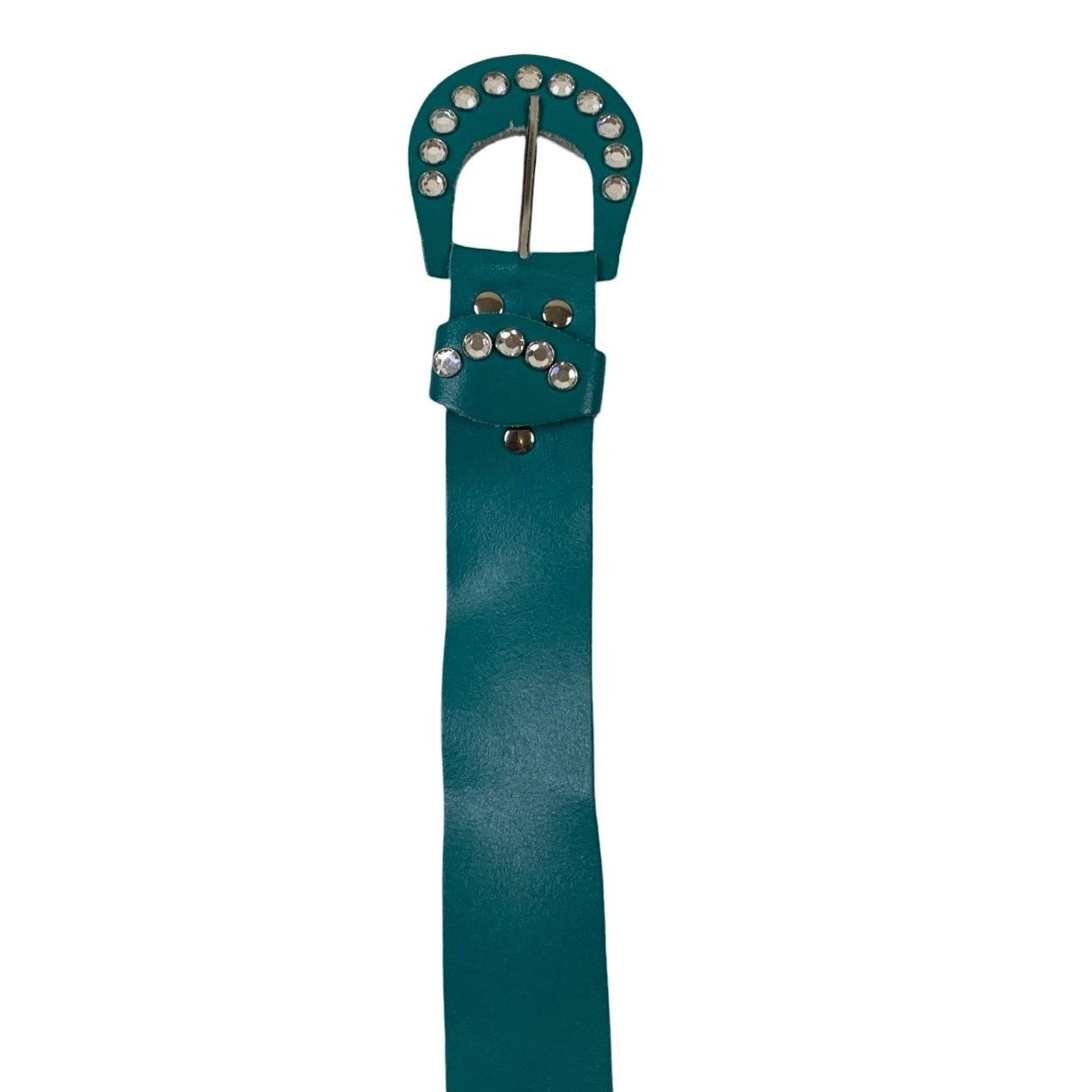 Vintage Turquoise Gemstone Leather Belt