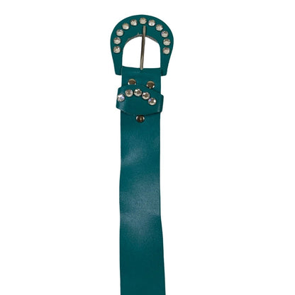 Vintage Turquoise Gemstone Leather Belt