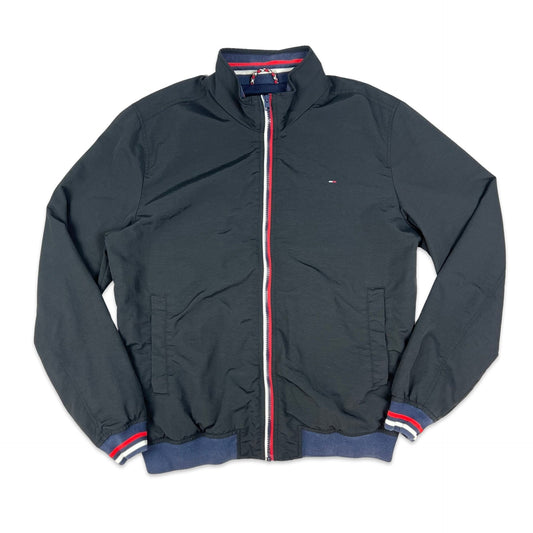 Tommy Hilfiger Black Zip-up Windbreaker M L