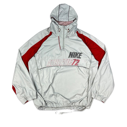 00s Nike Grey & Red Anorak  XL XXL
