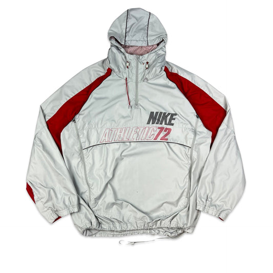 00s Nike Grey & Red Anorak  XL XXL