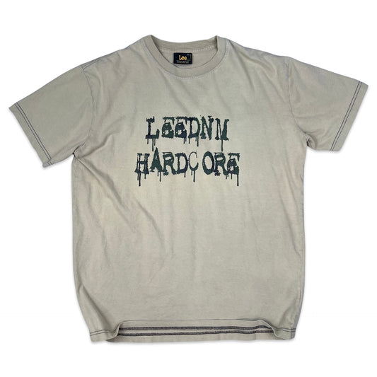 Lee Beige Graphic Tee M L