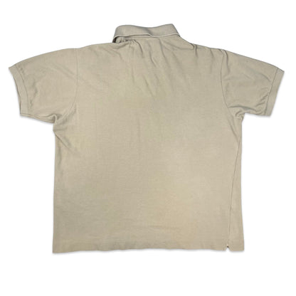 Lacoste Cream Polo Shirt M L