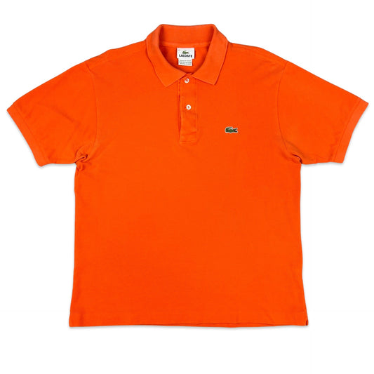 Lacoste Orange Polo Shirt S M