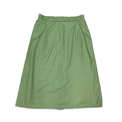 Vintage Green Cargo Midi Skirt 10
