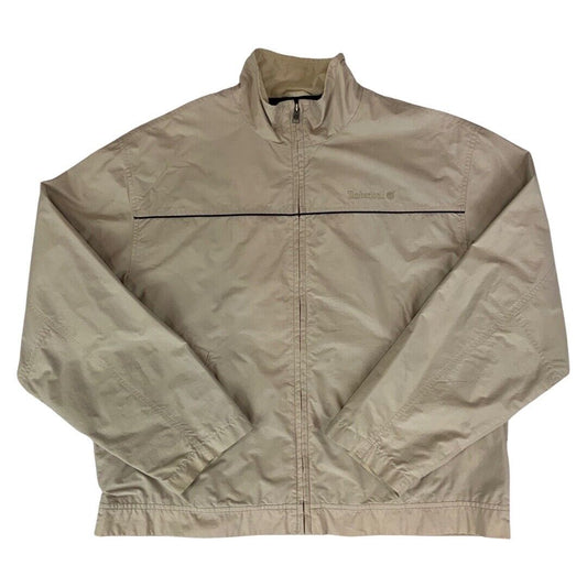 Spring 2001 Light Brown Timberland Weather Gear Light Weight Casual Jacket XXL
