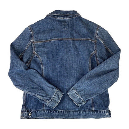 USA IMPORTED CARHARTT FOR WOMEN DENIM JACKET CASUAL WORKWEAR VGC 40” CHEST