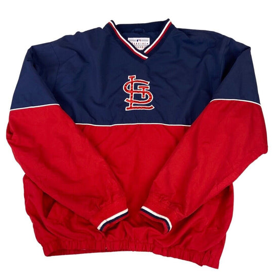 Vintage 00s St. Louis Cardinals MLB Pullover Windbreaker Genuine Merchandise XL