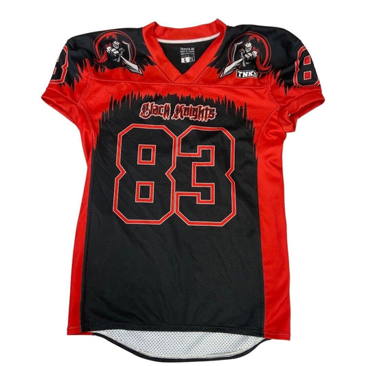 2000s Black & Red Hempfield High School Black Knights HUBER #83 Jersey L