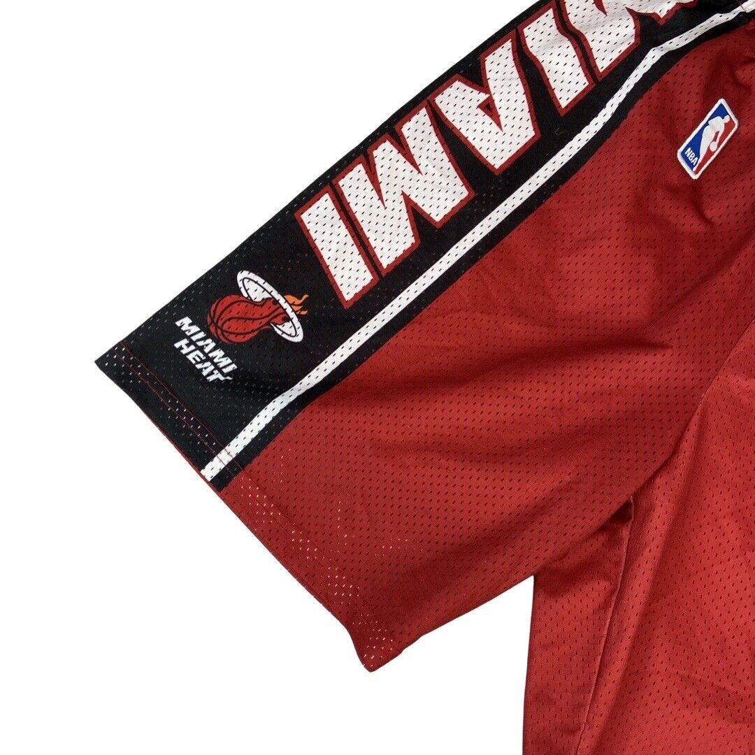 Vintage 90s Adidas Miami Heat x Chicago Bulls NBA Mesh Basketball Shorts Large