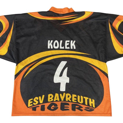 Black, Orange & Yellow Eissportverein Bayreuth e.v. Eishockey Jersey XXXL
