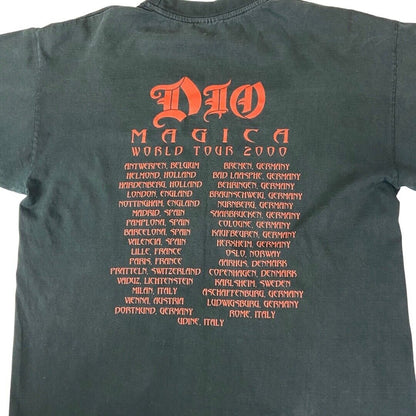 Vintage 2000 Dio Magica World Tour Double Sided Graphic T-Shirt XL