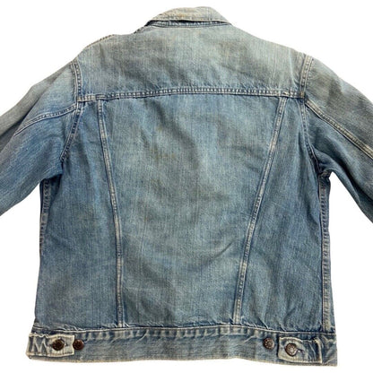 VTG 70s USA MR LEGGS WESTERN WEAR DENIM TRUCKER RODEO JACKET ROCKABILLY 38” S